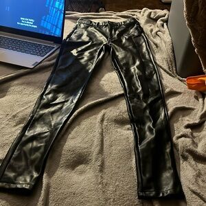 Leather Skinny Jeans